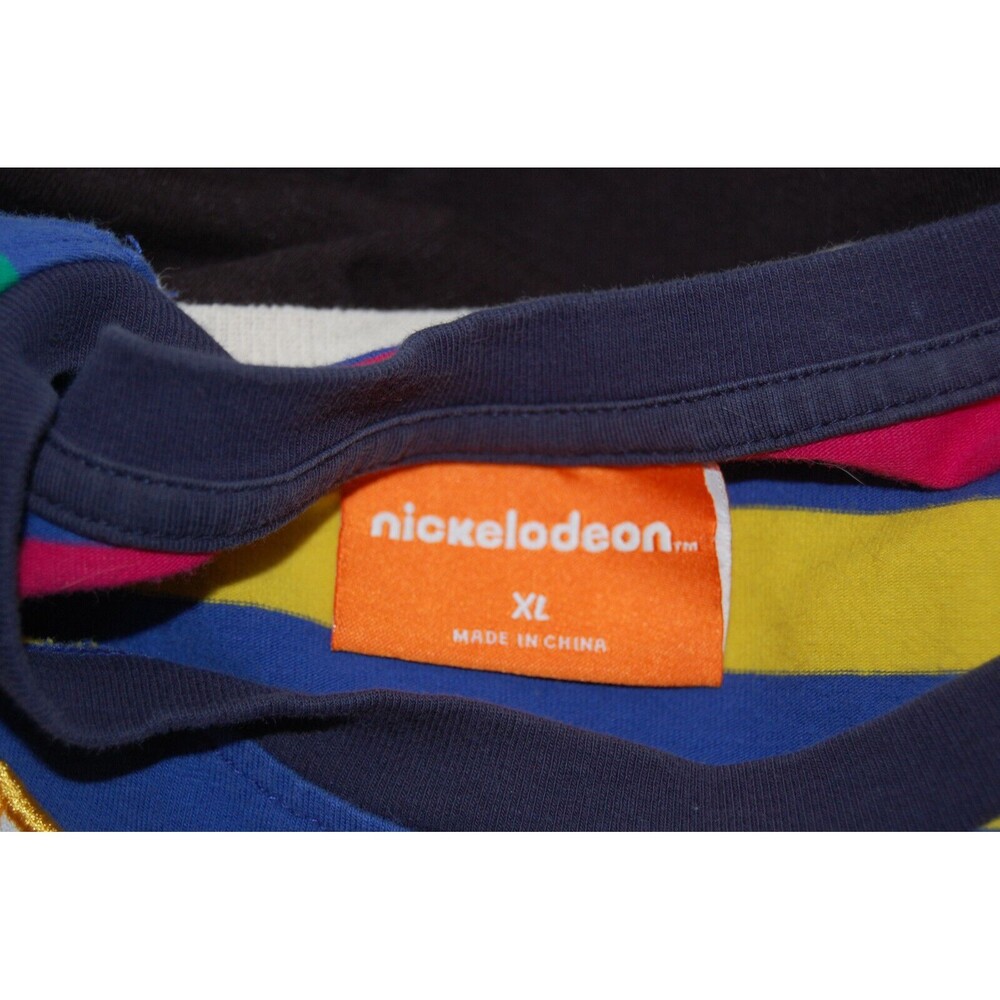 Nickelodeon Rugrats Tommy Pickles Embroidered Striped Shirt - Size XL - Picture 3 of 4